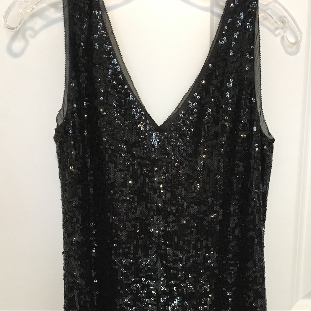 Sequin black dress
